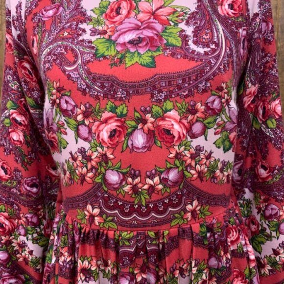 Bohemian Long Sleeve Dress - Picture 3 of 10